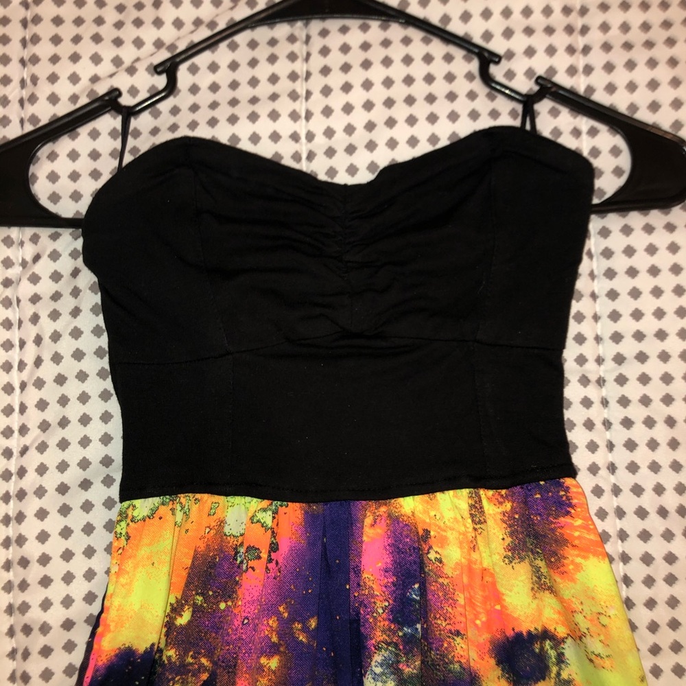 Hurley Strapless Hi / Low Maxi Dress